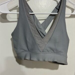 Mondetta Gray Women's Mesh Sports Bra Size S